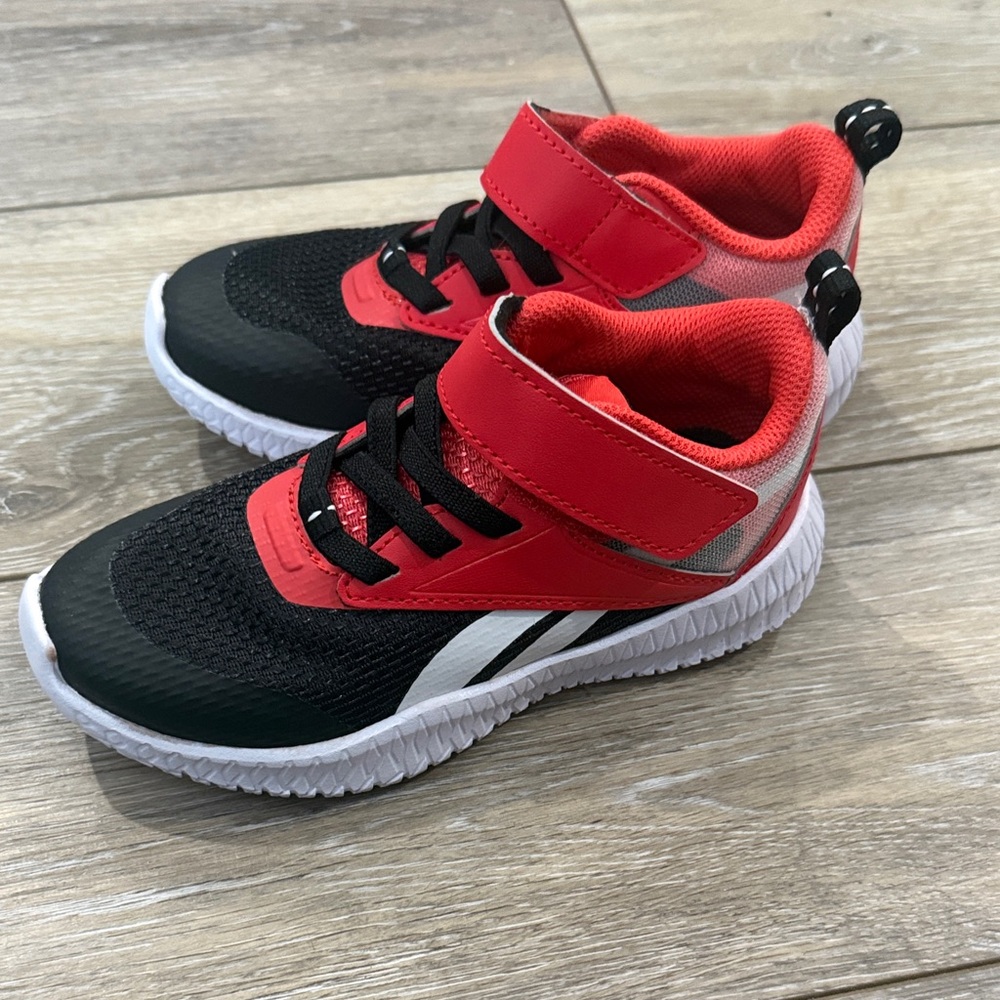 Reebok Kids Red and Black Sneakers